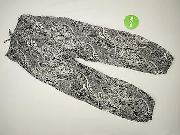 haremki: Damskie spodnie boho/haremki z czarno-białym wzorem paisley - Fason — 3