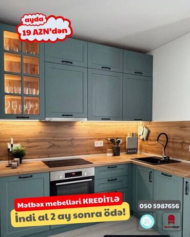 Sifarişlə mətbəx mebeli: Sifarişlə mətbəx dəsti, Özü çəkən petlələr, Sadə laminat, Kredit var, Pulsuz çatdırılma -da lalafo.az — 20 Sifarişlə mətbəx mebeli: Sifarişlə mətbəx dəsti, Özü çəkən petlələr, Sadə laminat, Kredit var, Pulsuz çatdırılma — 20