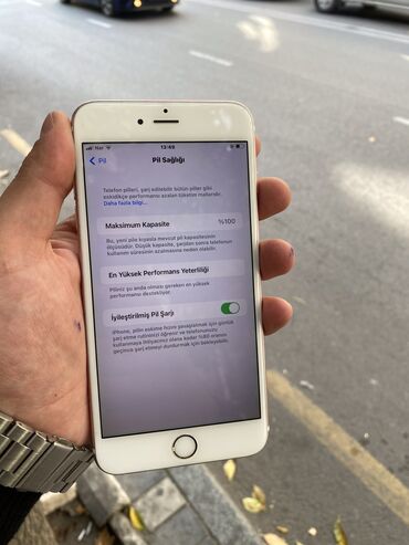 ayfon 7 ucuz: IPhone 6s Plus, 64 GB, Rose Gold, Barmaq izi