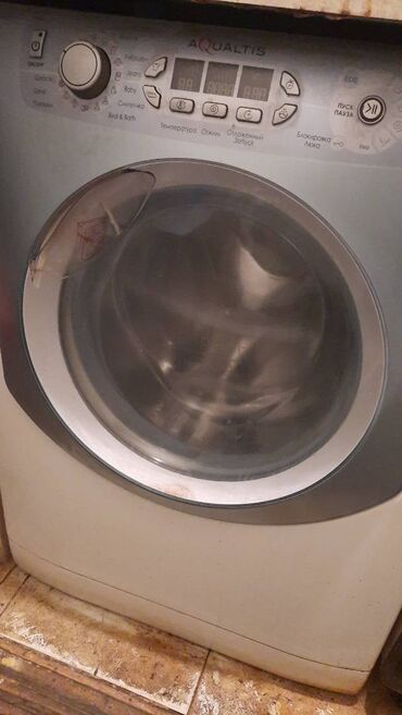 щетки для стиральной машины: Paltaryuyan maşın Hotpoint Ariston, 8 kq, İşlənmiş, Avtomat, Qurutma var, Ünvandan götürmə
