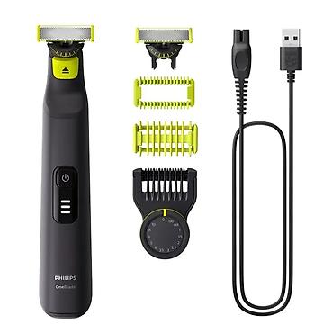 üzqırxan: Philips Elektrik Üzqırxan – Quru/Nəmli, 90 dəq, 4 Başlıq, Trimmer — 1