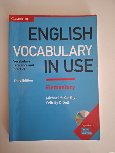 Lüğətlər: English Vocabulary in Use. İngilis dili lüğət kitabı. Səliqəlidir