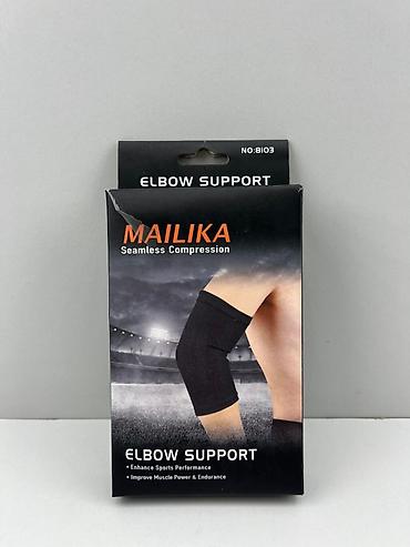 Tibbi məhsullar: №: 3844 Məhsulun adı: Dirsək qoruyucuları Malika 8103, qara, parça — 1