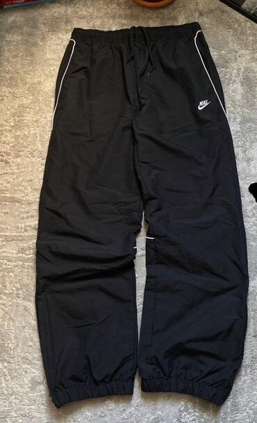 qaqa stili şalvar: Спортивные Мужские брюки, Nike, M (EU 38), цвет - Черный