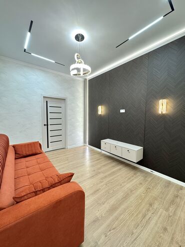 продажа квартир в рассрочку: 1 бөлмө, 38 кв. м, Элитка, 3 кабат, Дизайнердик ремонт