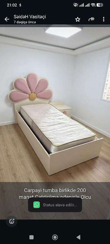 Carpayi tumba birlikde 200 manat.Catdirilma odenisle.Olcu 2×90.Unvan