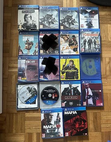 PS4 (Sony Playstation 4): Kolekcija originalnih igara za PlayStation 4 i PlayStation 5 (kutije — 15