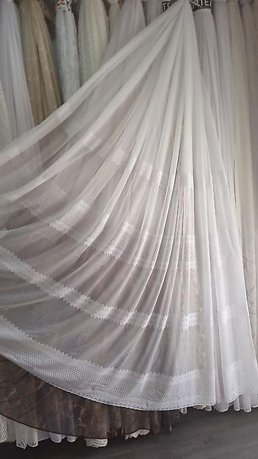 Тюли: Воздушные тюлевые шторы с вышивкой - Материал: легкий полупрозрачный — 23