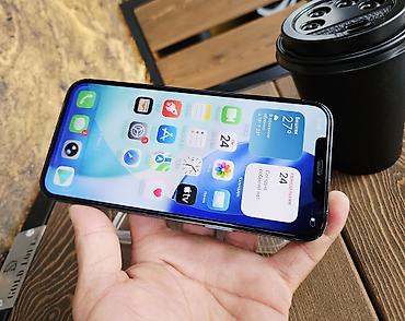 Apple iPhone: IPhone 12 Pro Max, Б/у, 256 ГБ, Pacific Blue, Чехол, 80 % — 12
