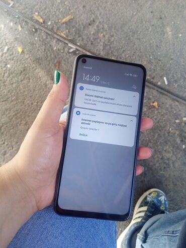 Redmi Note 9S, 128 GB, rəng - Mavi, Barmaq izi, İki sim kartlı