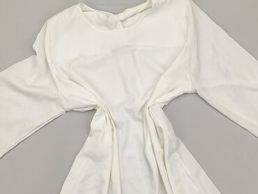zafarbowana białe bluzki: Blouse, XL (EU 42), condition - Good