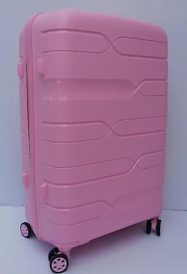 Putni koferi i torbe: Tvrdi kofer za putovanja – ružičasti - Materijal: čvrsta — 8