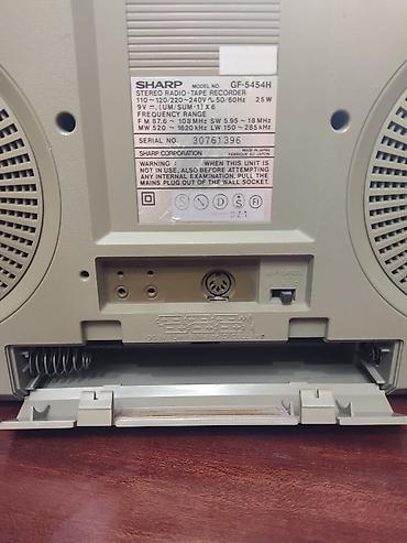 Другая аудиотехника: Sharp GF 9191, (фото 1-7)стильный винтажный магнитофон. Технически — 12