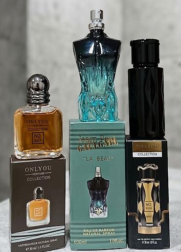 3 li parfum desti her biri 30ml 
stronger you, jean paul, teriaq