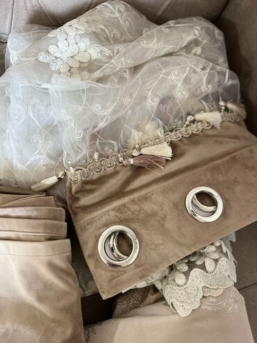 детскую кроватку кроватка к: Шторалар комплекти, Велюр, Саймасы менен, Даяр буюм, Конок бөлмөсү үчун