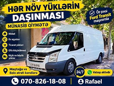 Портер, грузоперевозки: Xidmət: Hər növ yüklərin daşınması Təsvir:Yuk Dasima 910 xidmeti - Öz — 1
