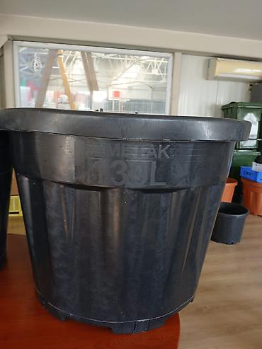 Bitkilər üçün dibçəklər: Plastik bağ və fidanqodu qabları – müxtəlif həcmlərdə 130 litrlik 25 — 2