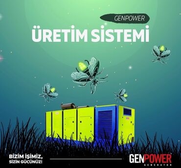 aksa generator: Yeni Dizel Generator GenPower, Pulsuz çatdırılma, Rayonlara çatdırılma, Zəmanətli