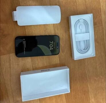 телефоны по 5000: IPhone 16 Pro Max, Жаңы, 512 ГБ, Коргоочу айнек, Кабель, Куту, 100 %