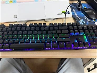 rgb клавиатура: Клавиатура, Механическая, Проводное подключение, Размер: 100% — 1