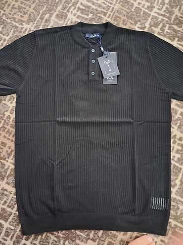 кастум шым: Эркектердин футболкасы, 3XL, Жаңы, түсү - Кара — 1