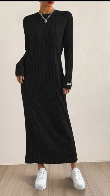 аялдар койногу: Күнүмдүк көйнөк, Кытай, Күз-жаз, Узун модель, Трикотаж, Кесме, L