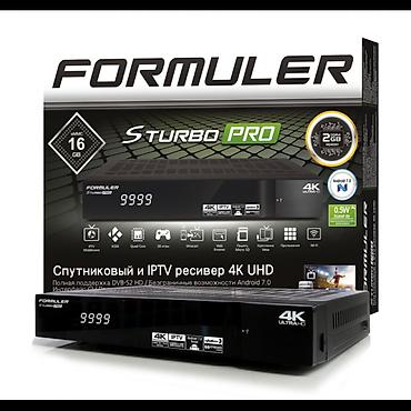 iptv aparatı: Krosna Formuler 4K ULTRA S Turbo PRO CI IPTV Andoid Aparat Tuner — 1