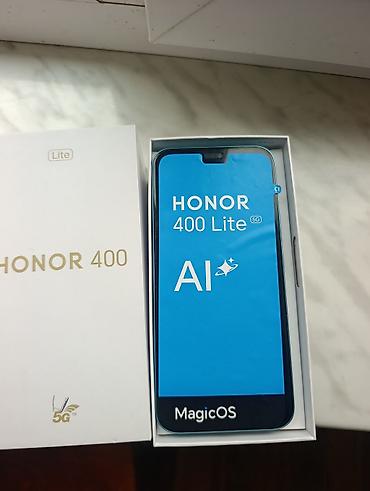 honor magic6 lite 5g: Honor 400 Lite, 256 GB, rəng - Mavi, Sensor — 1