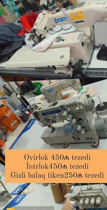 averloklar: Tikiş avadanlıqları – DOIT və JDP - DOIT sənaye tikiş maşınları: düz — 3