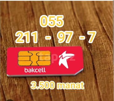 kreditle sim nomreler: Nömrə: ( 055 ) ( 55211977 ), İşlənmiş