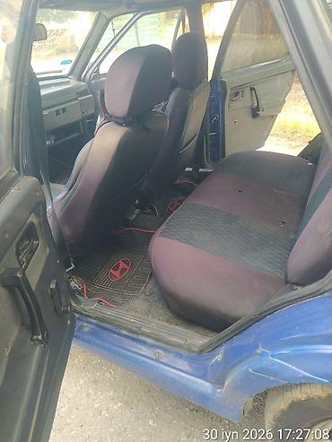 опель зафира а: VAZ 21099 sedan – mavi rəngli mator karopka qranat idyal vəziyyətdə — 5