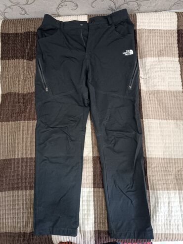 north face: Брюки L (EU 40), цвет - Черный