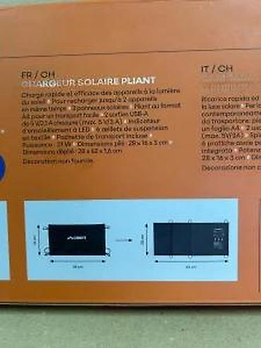 Eksterne baterije: CRIVIT preklopni solarni punjač – 21 W - Brzo i efikasno punjenje — 16