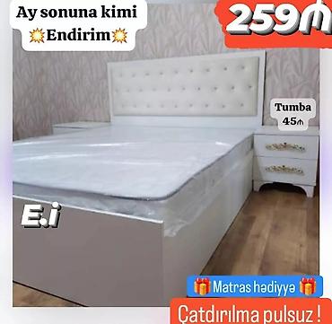 Çarpayılar: Yeni, İkinəfərlik çarpayı, Bazasız, Matras ilə, Siyirməli, Azərbaycan — 10