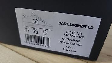 karl lagerfeld patike duzina gazista: Karl Lagerfeld Paris patike – model sa platformom, br 45 - Brend — 5