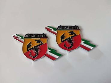 gitare za decu: NATPIS U PARU ABARTH ZASTAVICA ZA FIAT 500, GRANDE PUNTO, EVO | — 2
