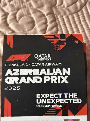 Volkswagen: Məhsul: Formula 1 Qatar Airways Azerbaijan Grand Prix 2025 bileti