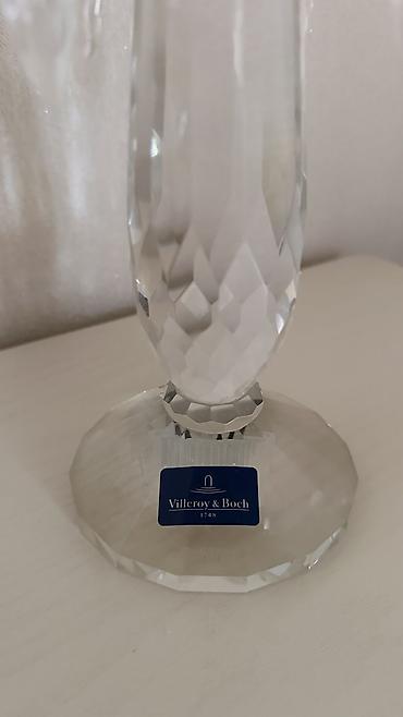 Şamdanlar: Məhsul: Villeroy & Boch şamdan iki ədəd. Qiyməti 650 manat cütü — 6