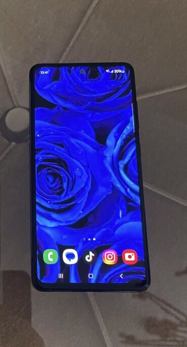 Samsung: Samsung Galaxy A52, 128 GB, rəng - Qara, Barmaq izi, İki sim kartlı, Face ID