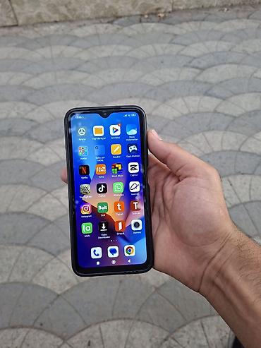 telefon satisi ikinci el: Redmi 9T, 64 GB, rəng - Qara, Barmaq izi — 1