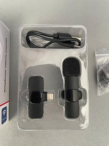 iphone'lar: Telefon üçün simsiz yaxa mikrofonu. Yenidir istifadə edilməyib — 2