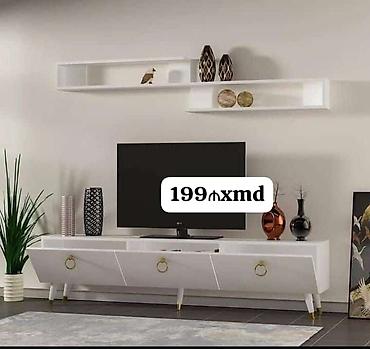 tvi alti: Məhsul: TV stendi və üst asma rəf dəsti - Müasir minimalist dizayn — 2
