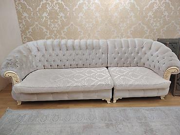 Divanlar: Divan, İşlənmiş, Açılmayan, Bazasız, Vеlur parça, Çatdırılma yoxdur — 1