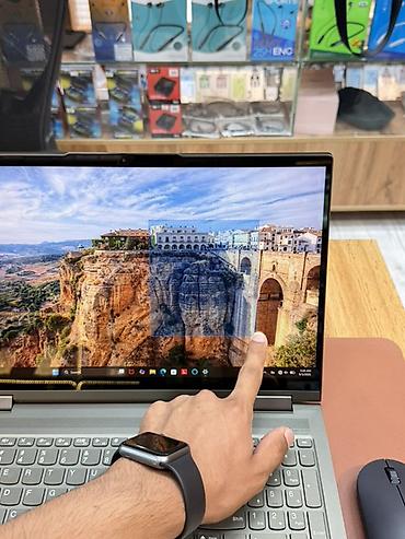 дрон видео: Lenovo Yoga 7 14" 2‑в‑1 (сенсорный) Главное: - Ультрабук‑трансформер — 5