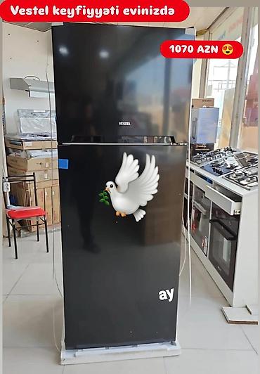 vozol 6 k: Yeni 2 qapılı Vestel Soyuducu Satılır, rəng - Qara — 1