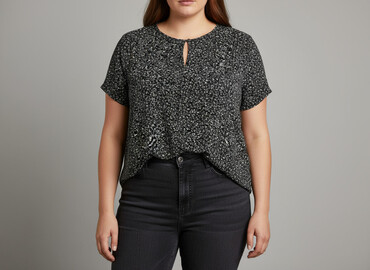 bluzka azteckie wzory: Infinity Woman, Women's blouse, size 4XL (EU 48)