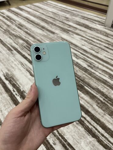 Apple iPhone: IPhone 11, Б/у, 128 ГБ, Зеленый, 75 %