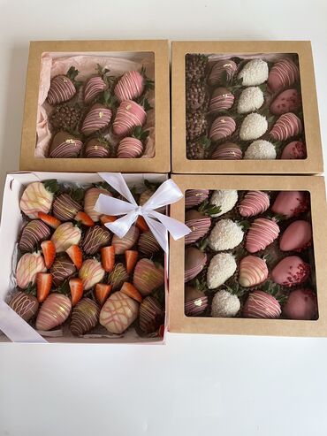 Кондитерские изделия, сладости: Клубника и Финики в шоколаде Подарок на 8марта Заранее оформляйте — 16