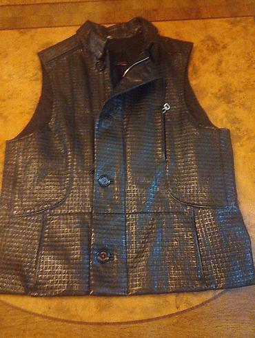 deri geyim: Alfredo Galliano “Luxury by Amnesia” kişi jileti - Material: qara — 1