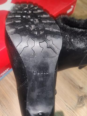 converse štikle: Ženske zimske čizme na visoku potpeticu GUESS - Model: gležnjače sa — 4